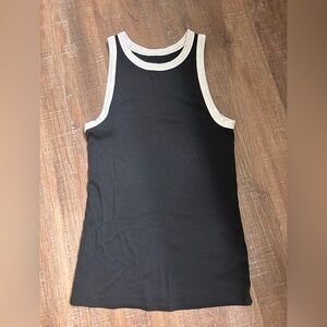 Black and white tank